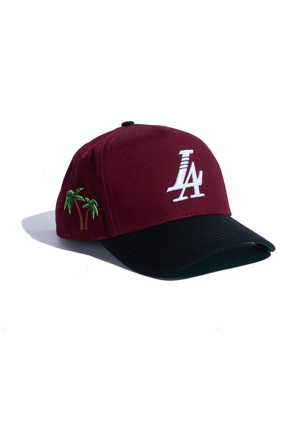 Paradise LA (Burgundy/Black)